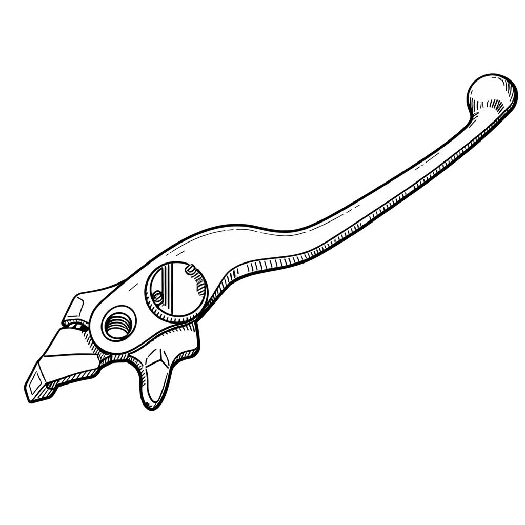 Front Brake Lever Adjustable - OEM